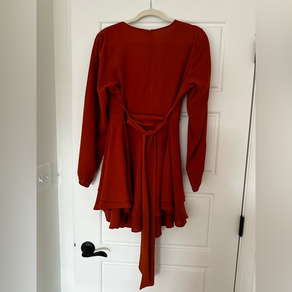 Burnt Orange Dress - Picture 2 of 3